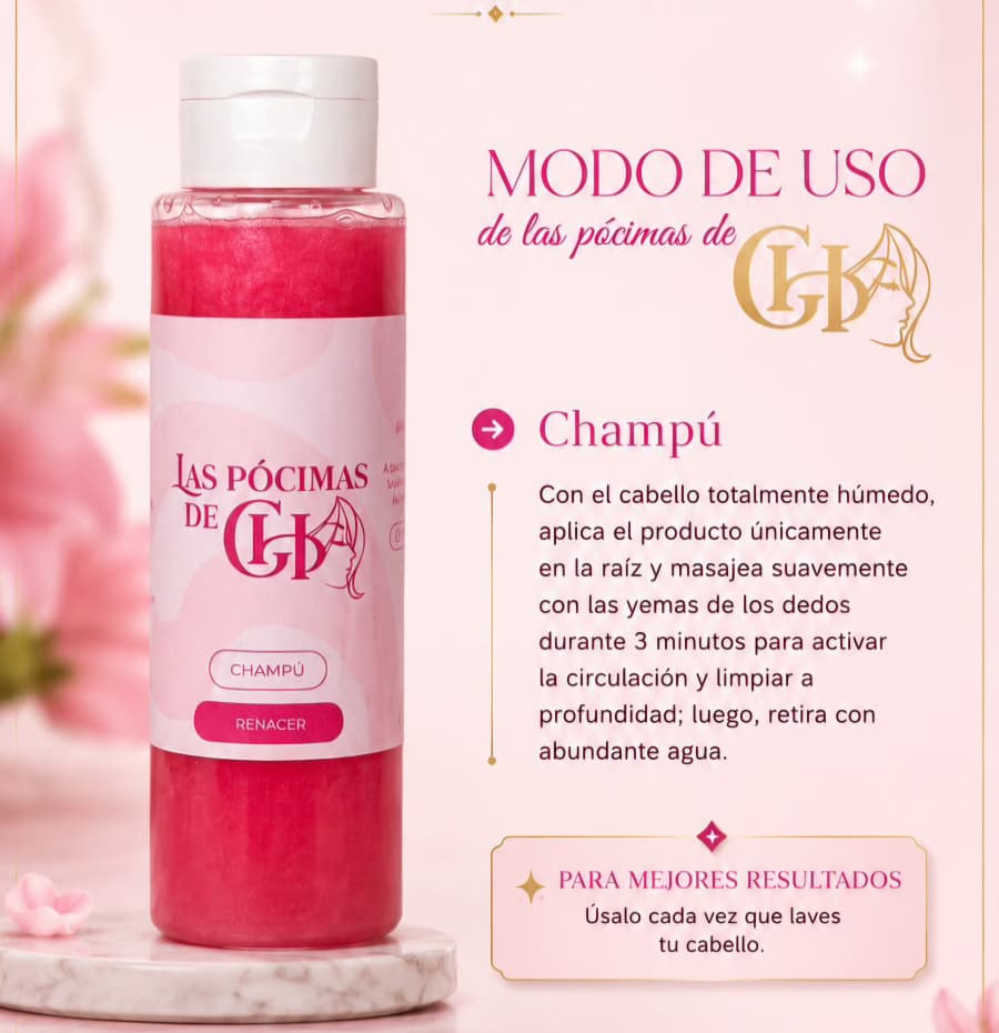 Champú Renacer Las Pócimas de GH